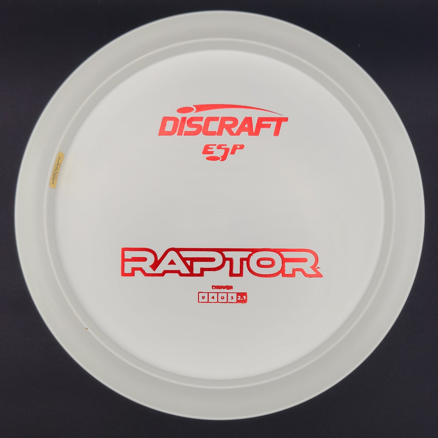 Discraft - Raptor - ESP Bottom Stamp Blank