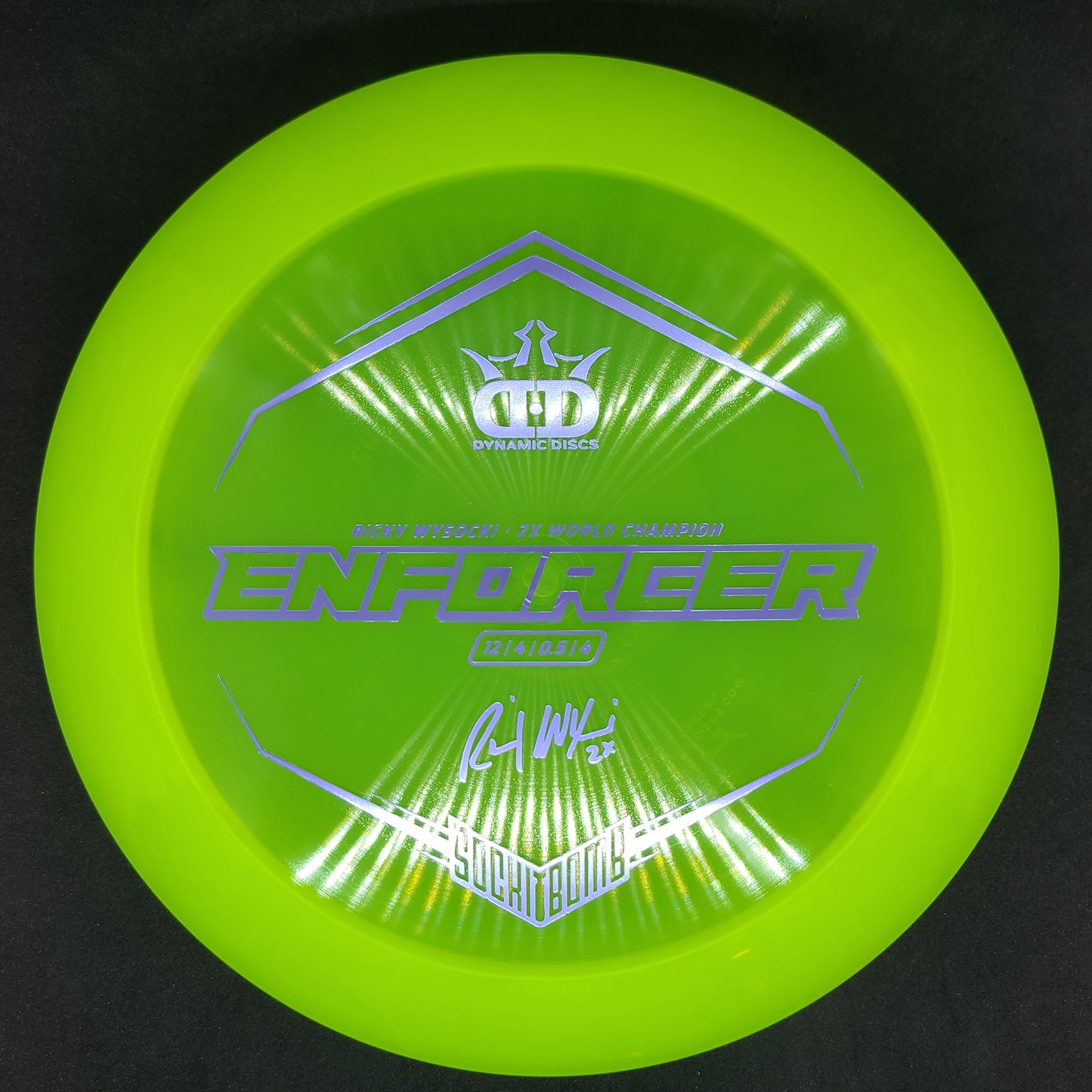 Dynamic Discs - Enforcer - Lucid * Ricky Wysocki Sockibomb Stamp
