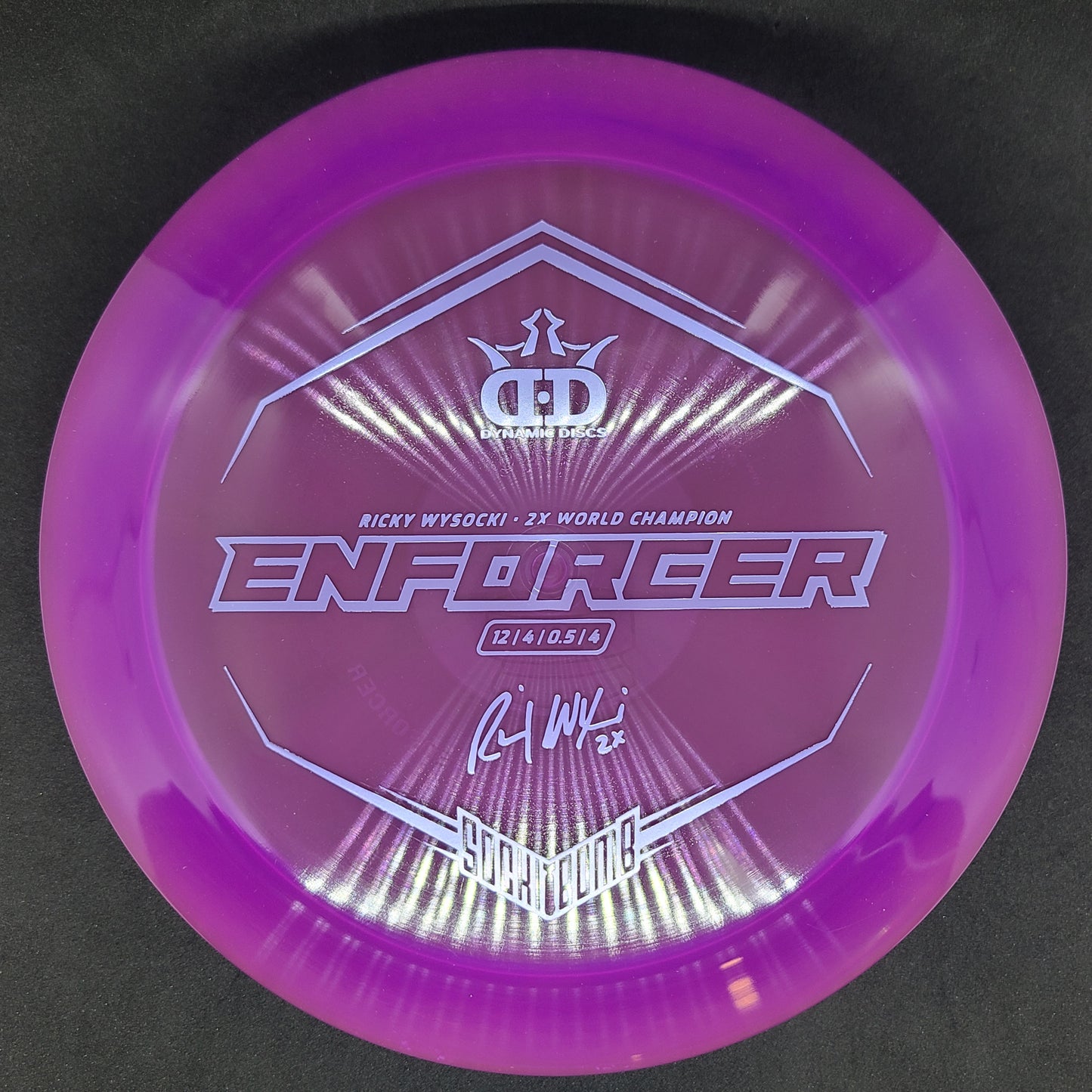 Dynamic Discs - Enforcer - Lucid * Ricky Wysocki Sockibomb Stamp