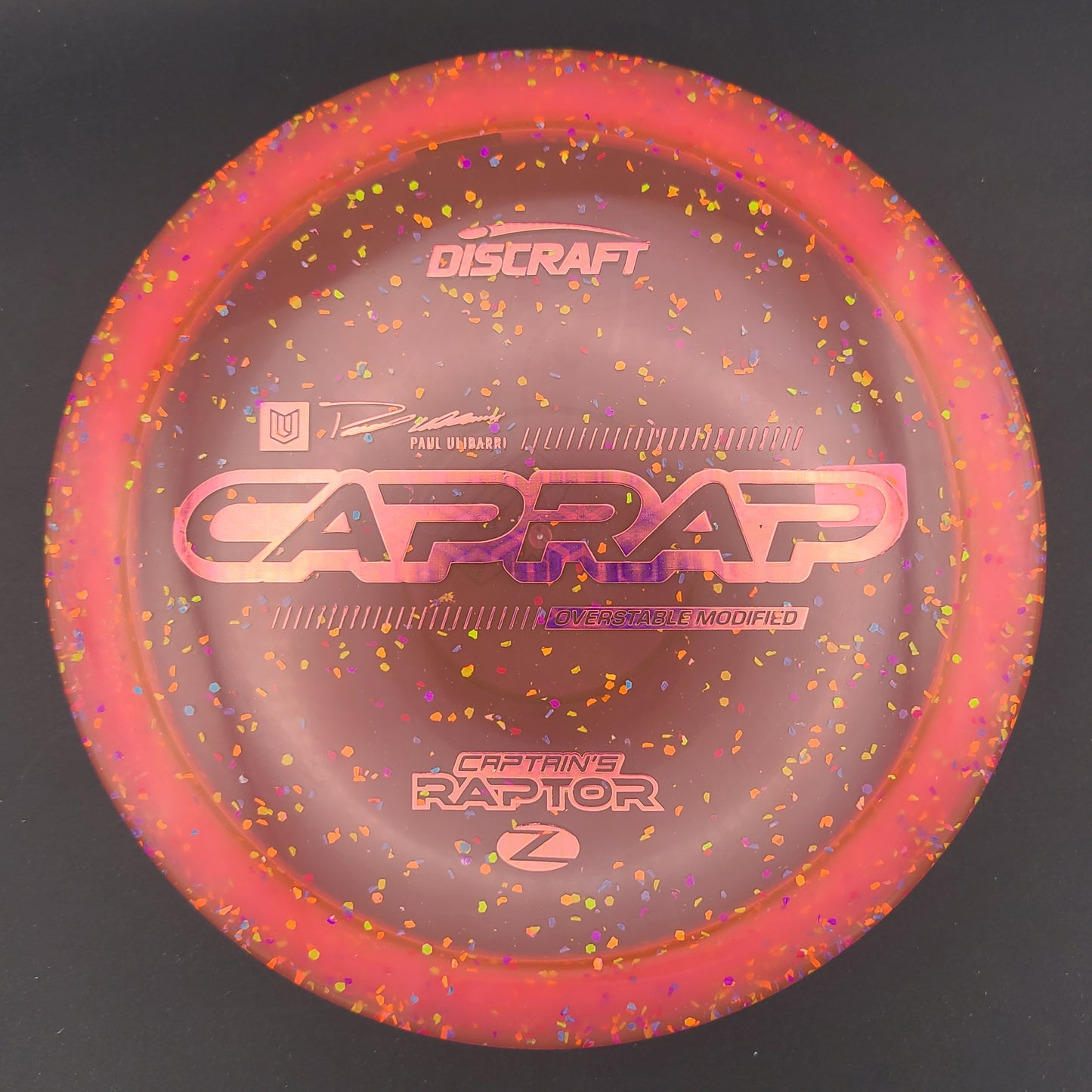 Discraft - Captain's Raptor - Z Confetti (Paul Ulibarri 2026 Limited Edition)
