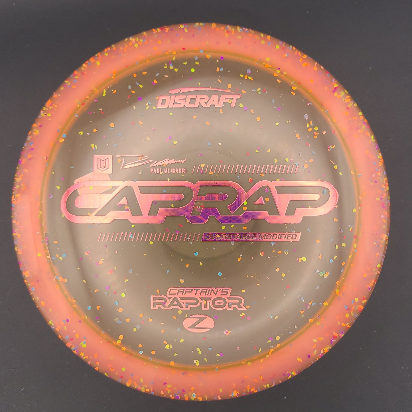 Discraft - Captain's Raptor - Z Confetti (Paul Ulibarri 2026 Limited Edition)