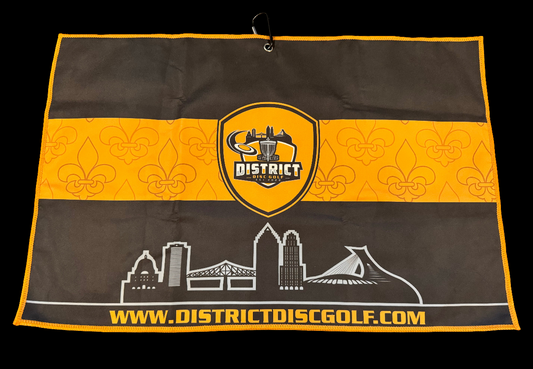 District Disc golf / The G.O.A.T towel