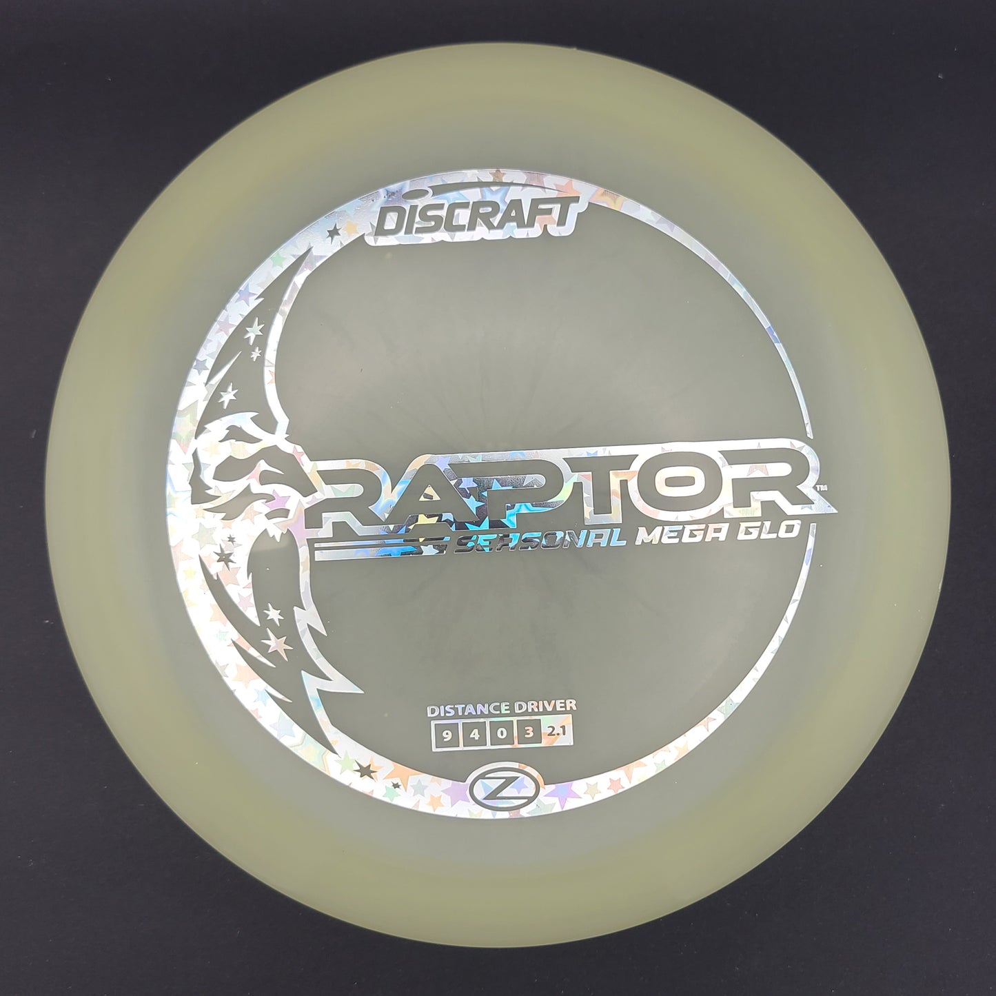 Discraft - Raptor - Seasonal Mega Glo