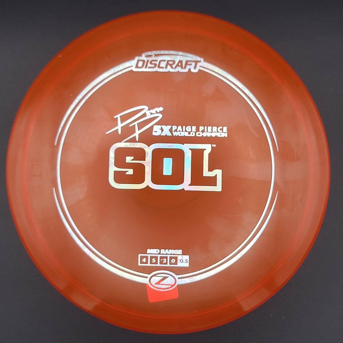Discraft - Sol - Z Paige Pierce 5x world champion